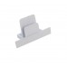 Įleidžiamo bėgelio užbaigimas PROFILE RECESSED DEAD END CAP WHITE